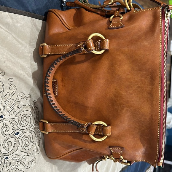 Used Dooney & Bourke Large Florentine leather satchel - Picture 1 of 16